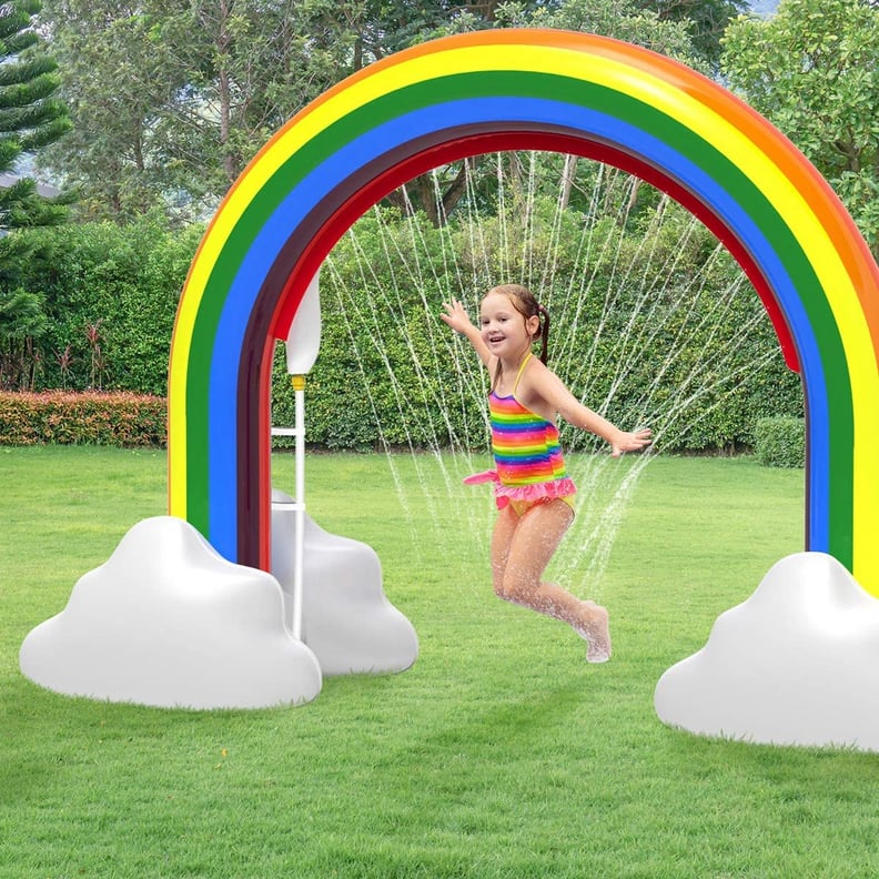 BILLKAQ Inflatable Rainbow Sprinkler