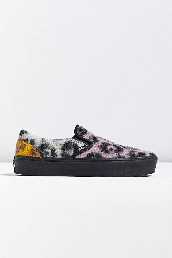 Vans Slip-On Mixed Leopard Platform Sneaker