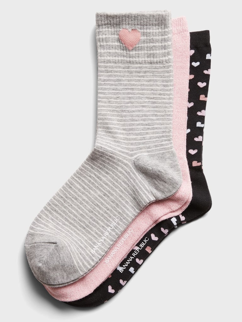 Banana Republic Valentine's Day Crew Sock 3-Pack