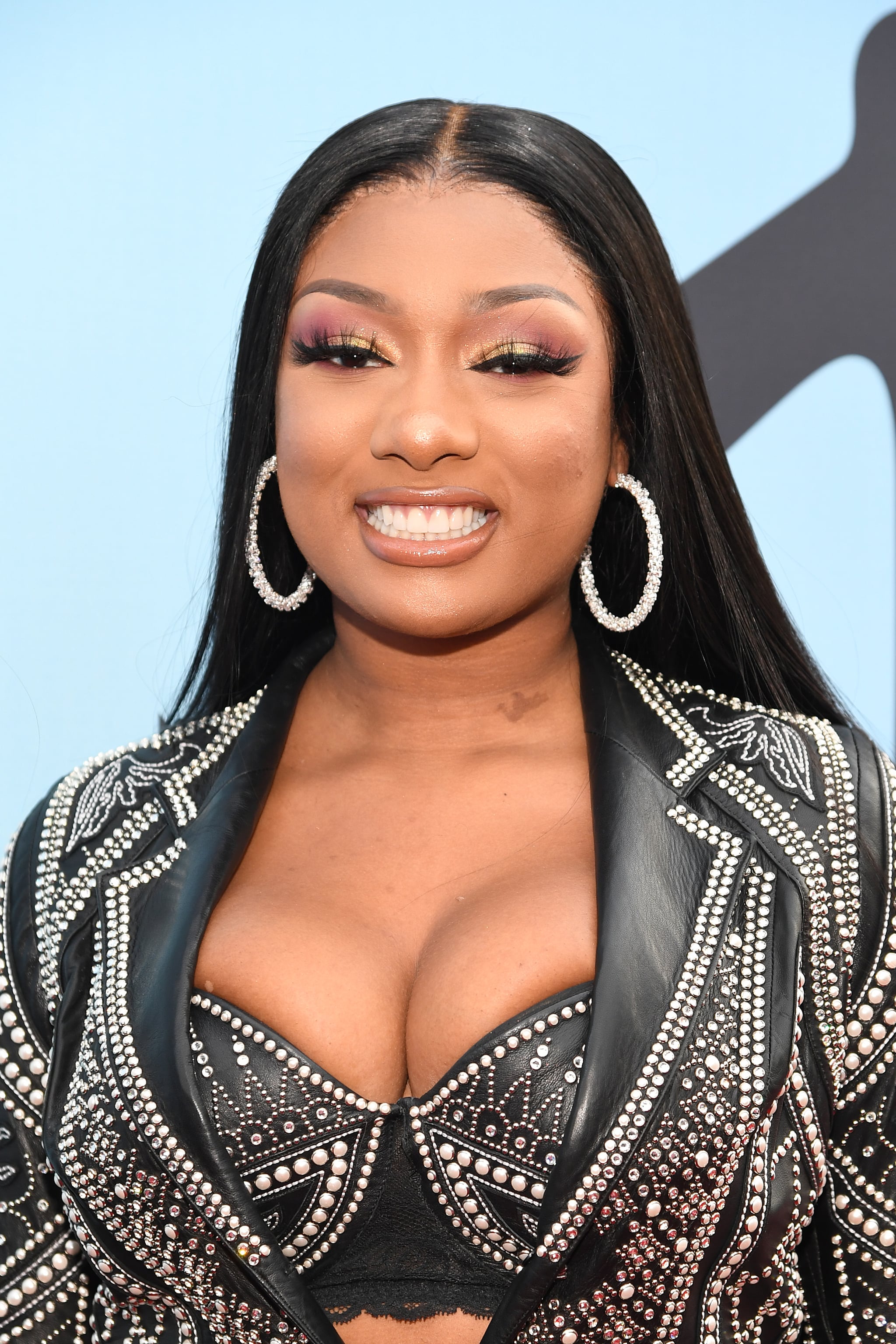 NEWARK, NEW JERSEY - AUGUST 26: Megan Thee Stallion attends the 2019 MTV Video Music Awards at Prudential Center on August 26, 2019 in Newark, New Jersey. (Photo by Kevin Mazur/WireImage)