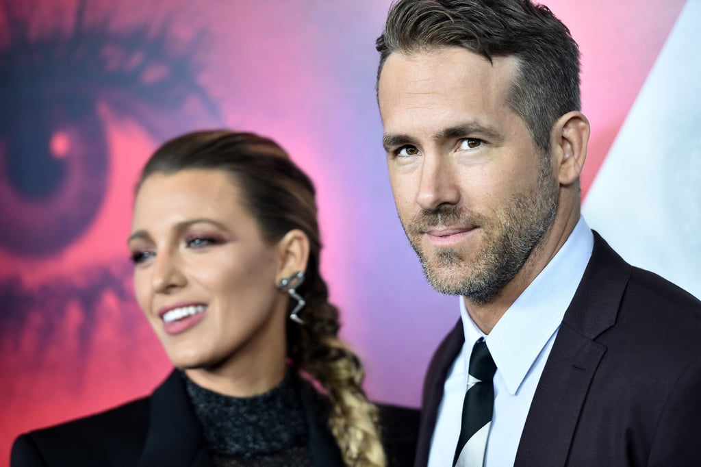 Blake Lively and Ryan Reynolds at A Simple Favour Premiere