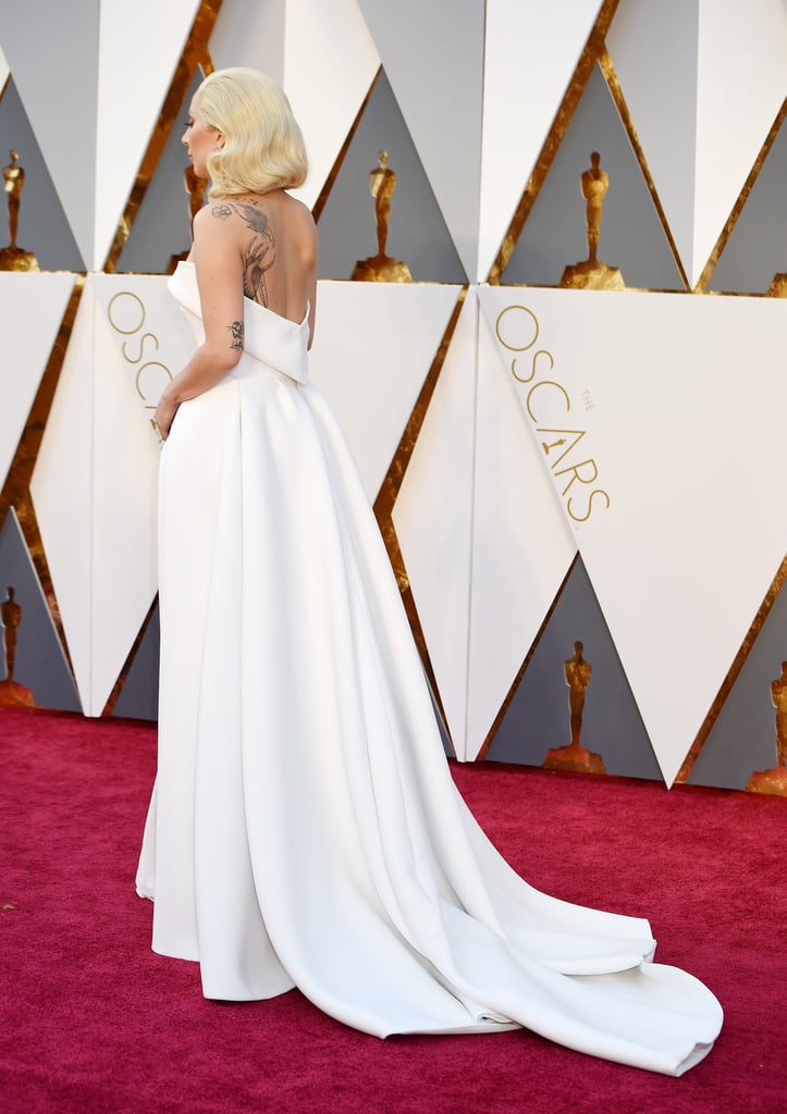 Lady Gaga's Oscars Dresses POPSUGAR Fashion Photo 52