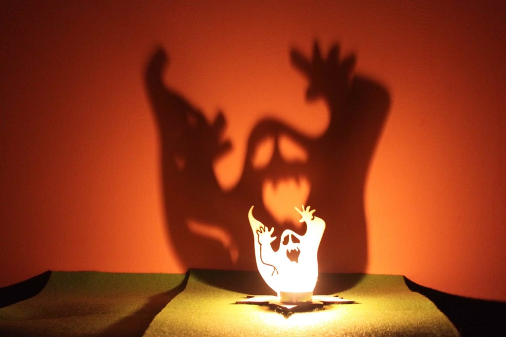 Halloween Tea Light Garden Lantern