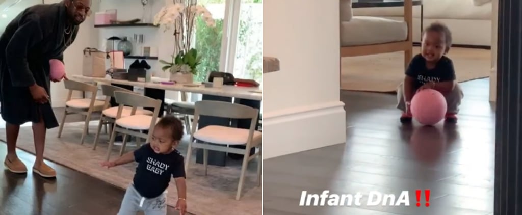 Video of Dwyane Wade Playing Basketball With Daughter Kaavia