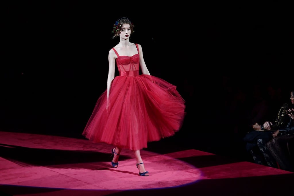 Emilia Clarke's Red Dolce & Gabbana Dress 2019 Time 100 Gala