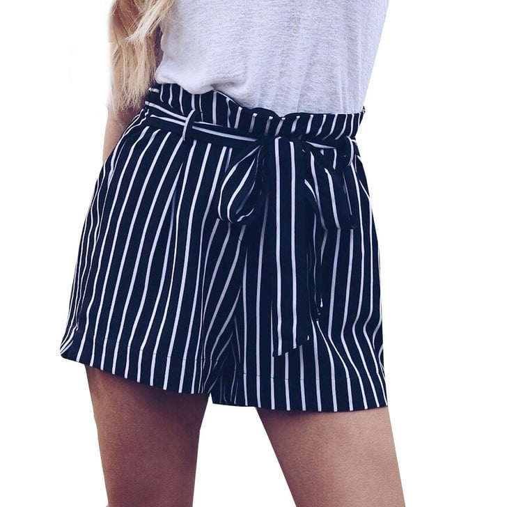 Amazon Striped Shorts Best Women's Shorts on Sale POPSUGAR Fashion