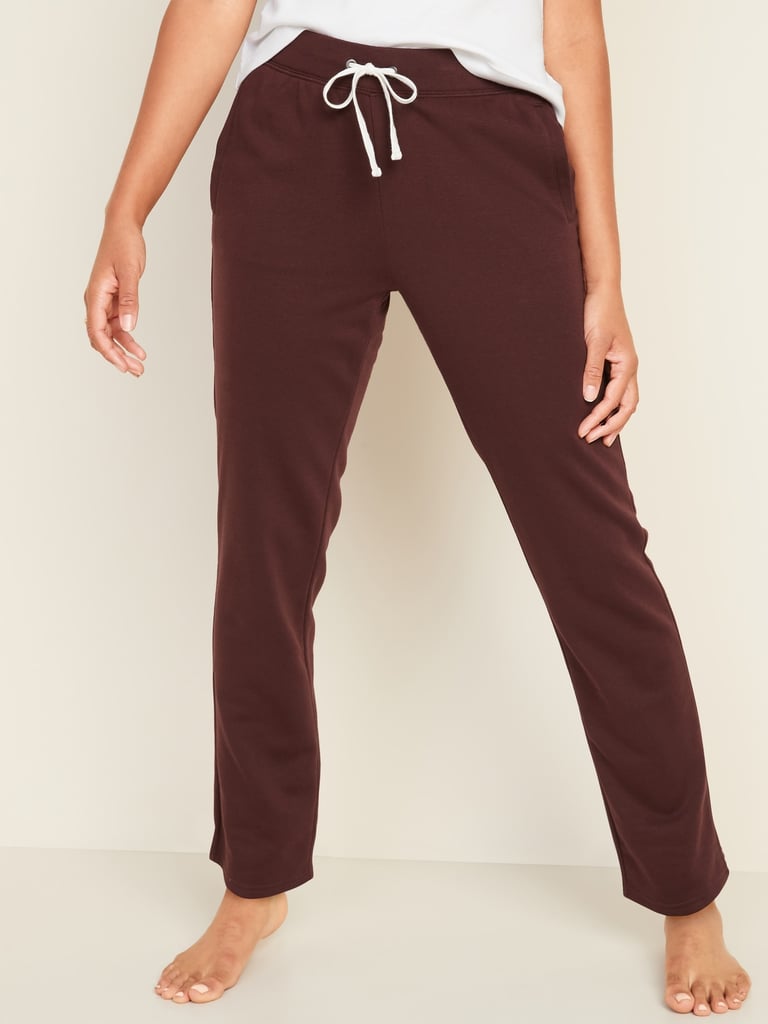 French Terry Straight-Leg Sweatpants
