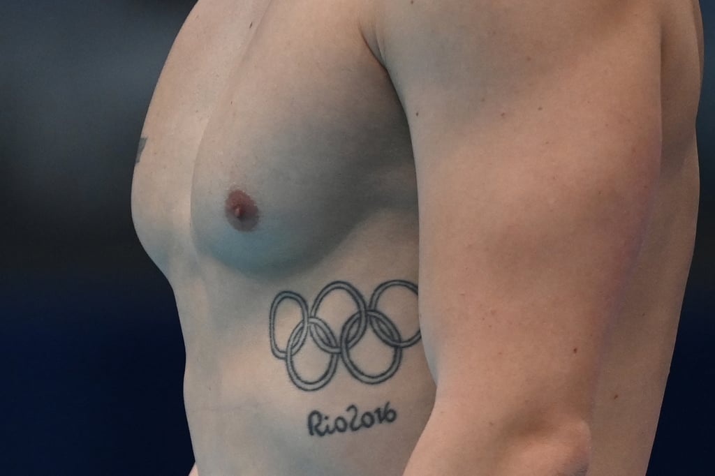 Iceland's Anton McKee's Olympic Rings Tattoo