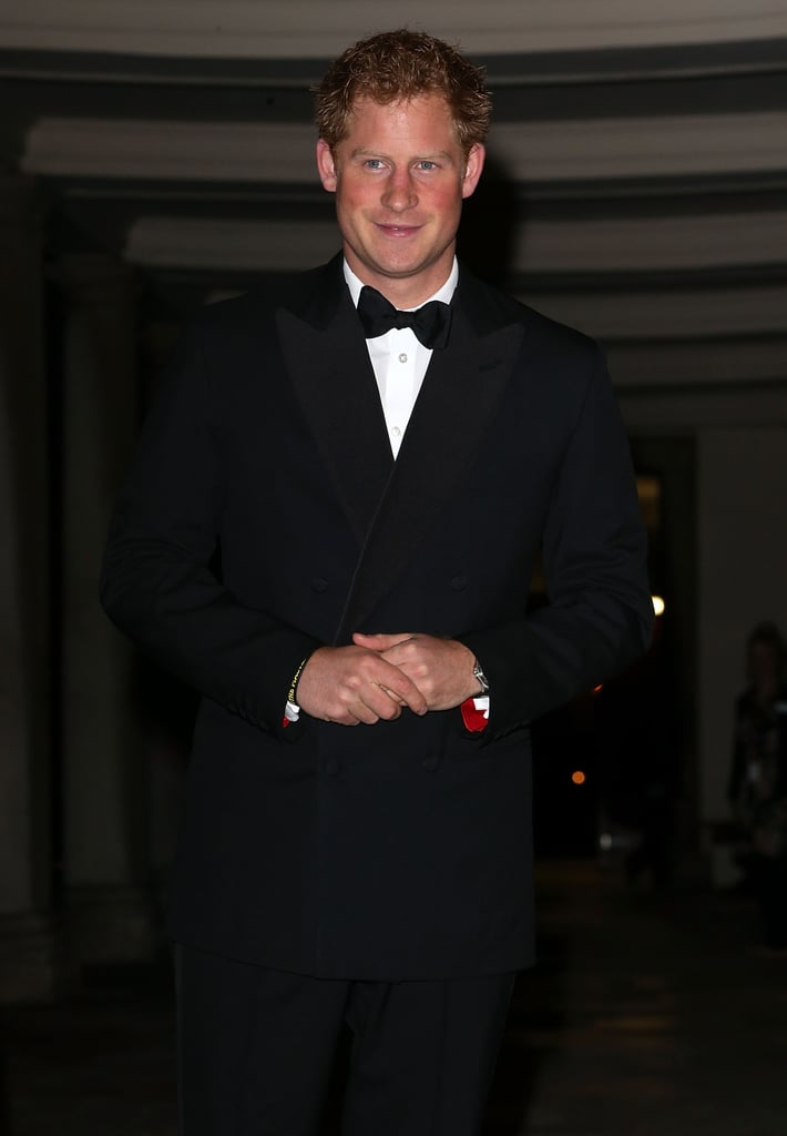 October 2014: Prince Harry at the 100 Women in Hedge Funds Gala Dinner in London