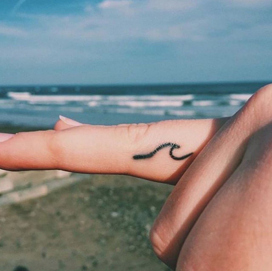 40 Small Beach Tattoo Ideas  2021 Inspiration Guide  Beach tattoo Small  tattoos for guys Tattoos for guys