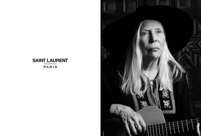 Joni Mitchell in Saint Laurent