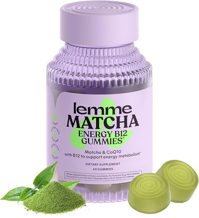 Lemme Matcha Energy B12 Gummies