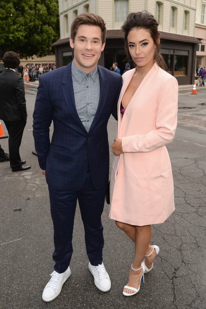 Adam Devine And Chloe Bridges Cute Pictures Popsugar Celebrity Photo 16 