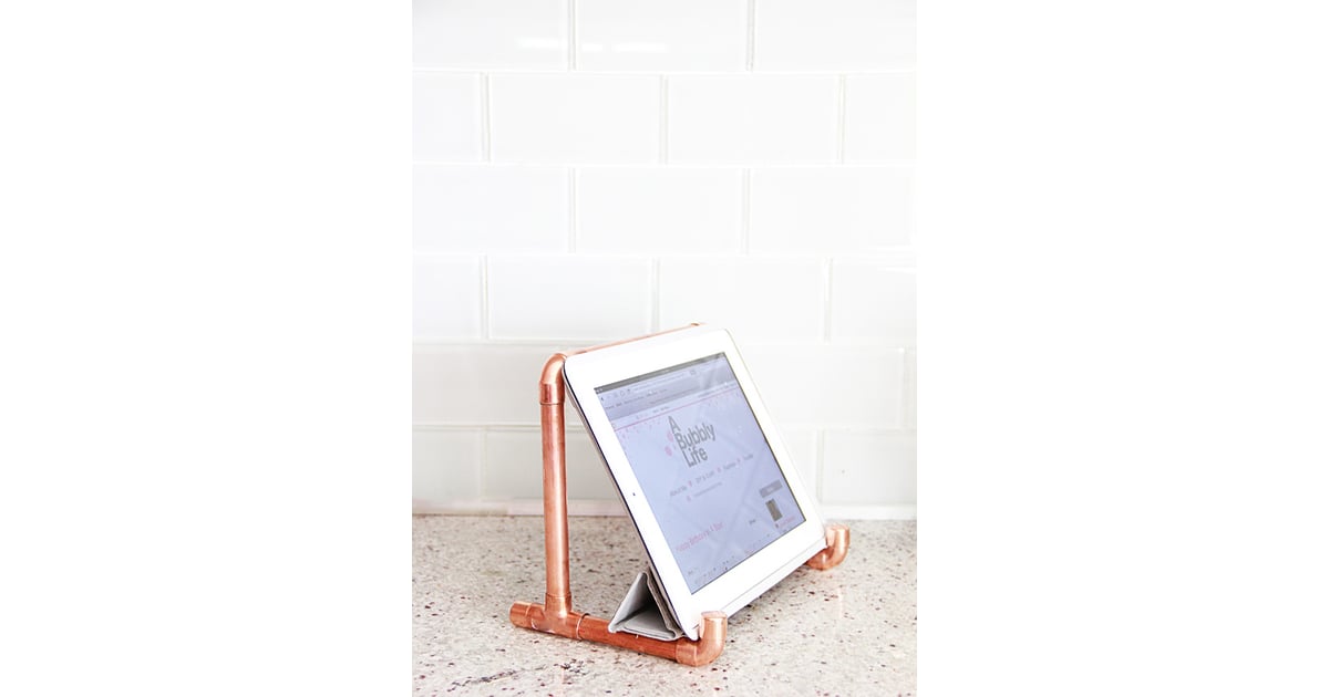 Pipe iPad Holder Cool Upcycling Projects POPSUGAR Smart Living Photo 5