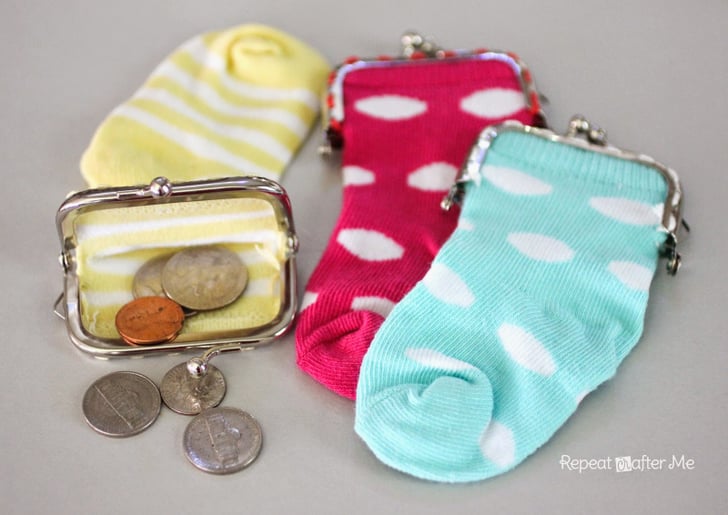 Make Your Own Coin Purse Old Sock Craft Ideas POPSUGAR Smart Living