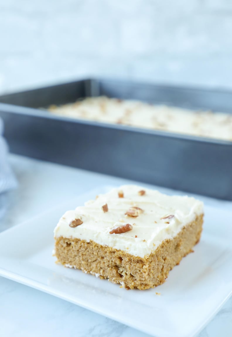 Keto Pumpkin Spice Sheet Cake