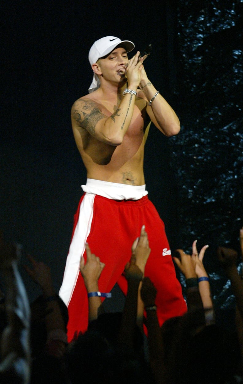 Eminem's Shirtless Performance at the MTV VMAs (2002)