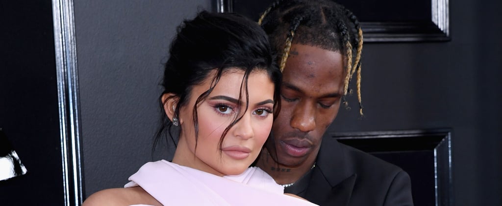 Travis Scott Can't Keep His Hands Off Kylie Jenner in Her Space-Age-Inspired Grammys Outfit