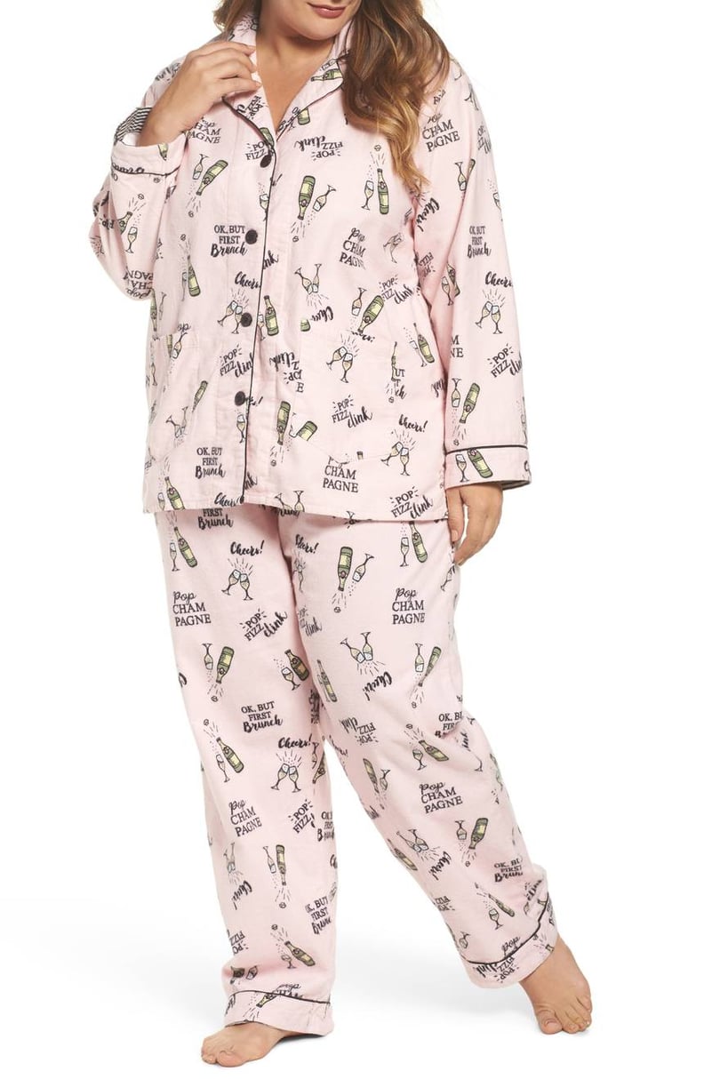 PJ Salvage Playful Print Flannel Pajamas