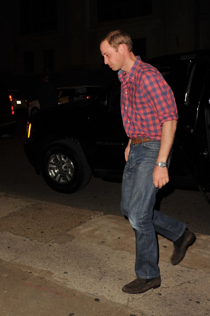 Prince William and Prince Harry at Dinner in Memphis