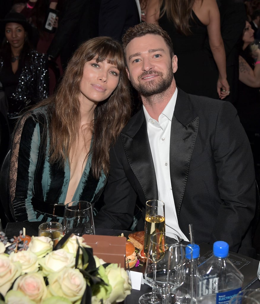 Justin Timberlake and Jessica Biel at 2017 Critics' Choice