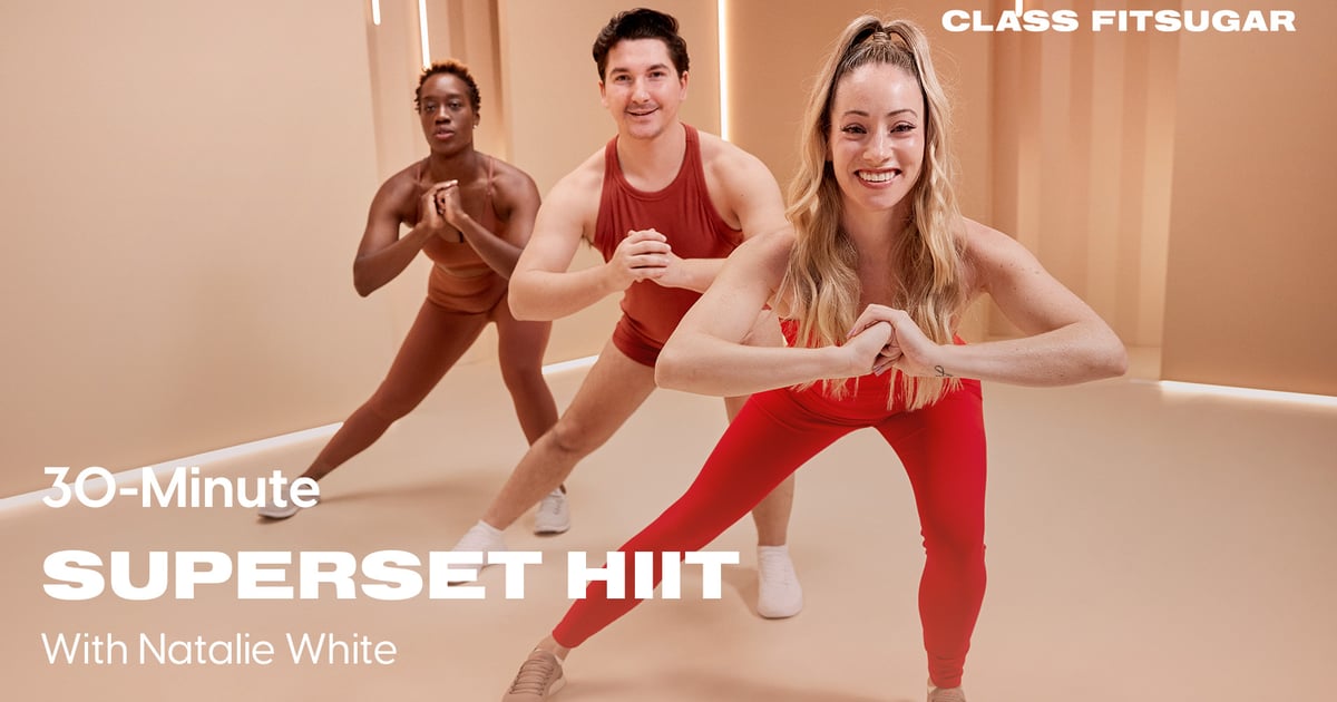 30-Minute Superset HIIT Workout | POPSUGAR Fitness