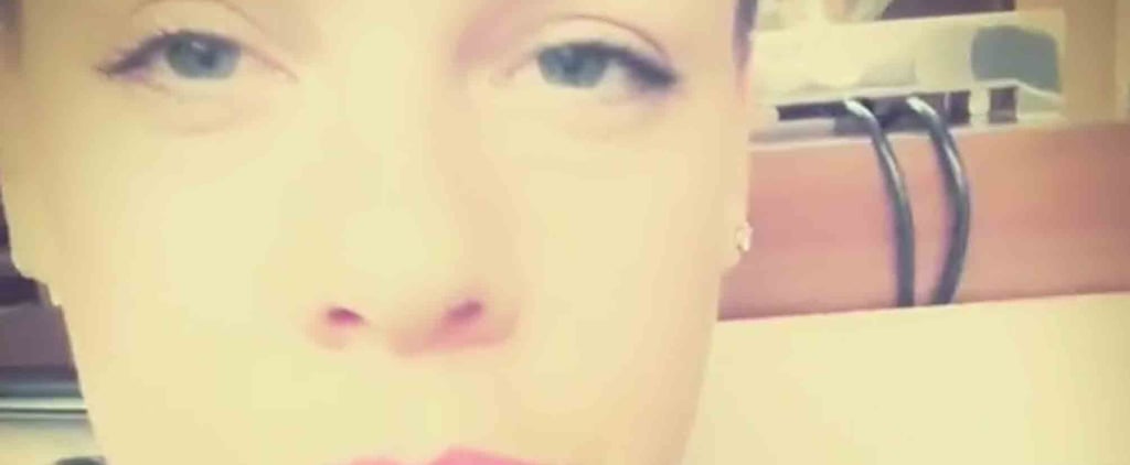 Pink Hilariously Nails What It's Like to Have Sick Kids on the Holidays, Proves No Parent Is Safe
