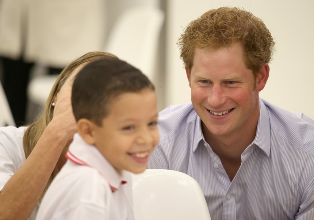 Prince Harry at the World Cup in Brazil