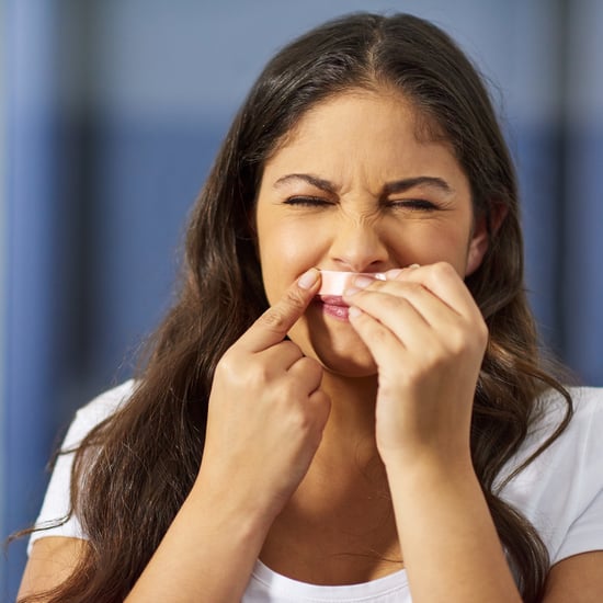 Funny Video of Woman Waxing Her Face at Home