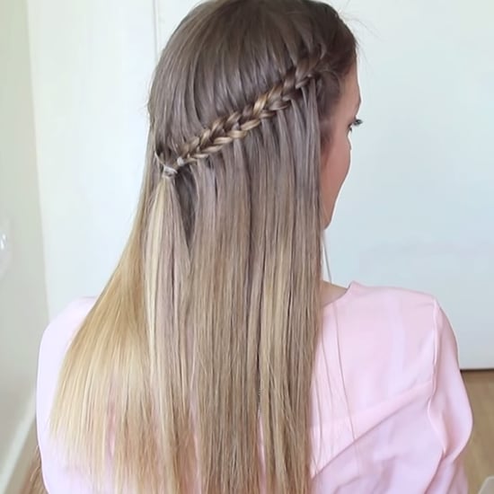 How to Do a Scissor Waterfall Braid