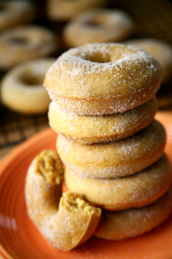 Baked Pumpkin Sugar Doughnuts