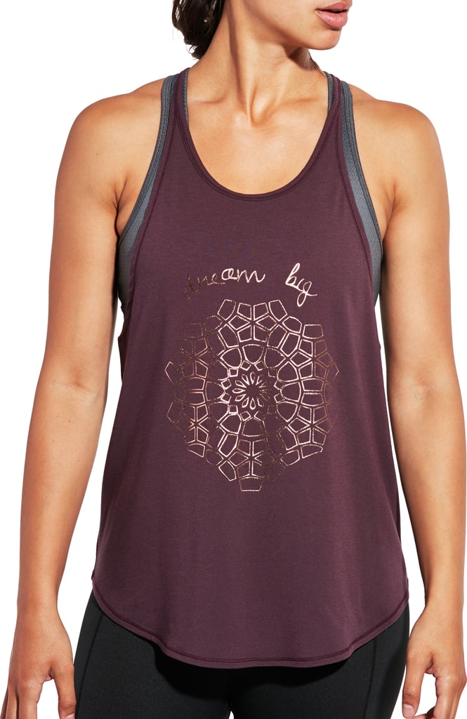 Flow High Neck Dream Big Graphic Tank Top