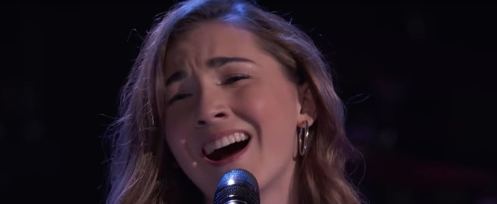 Allegra Miles S Use Somebody Blind Audition On The Voice Popsugar Entertainment