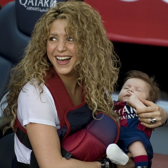 Shakira and Kids at Gerard Pique's Soccer Game April 2015