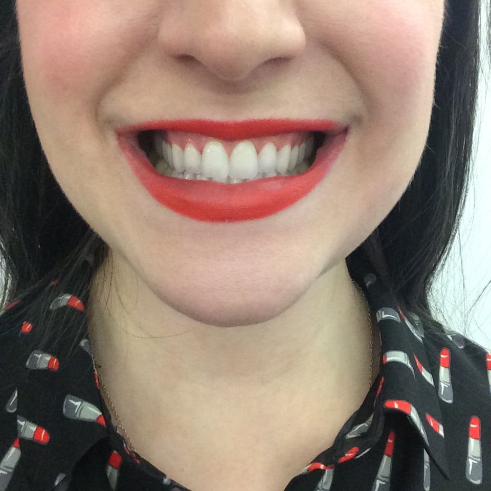 After Brushing With Popwhite Whitening Primer