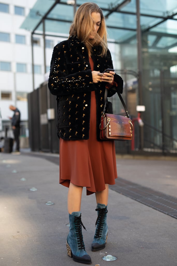 Jazz Up Your Slip Dress With Velvet Boots and a Jacket