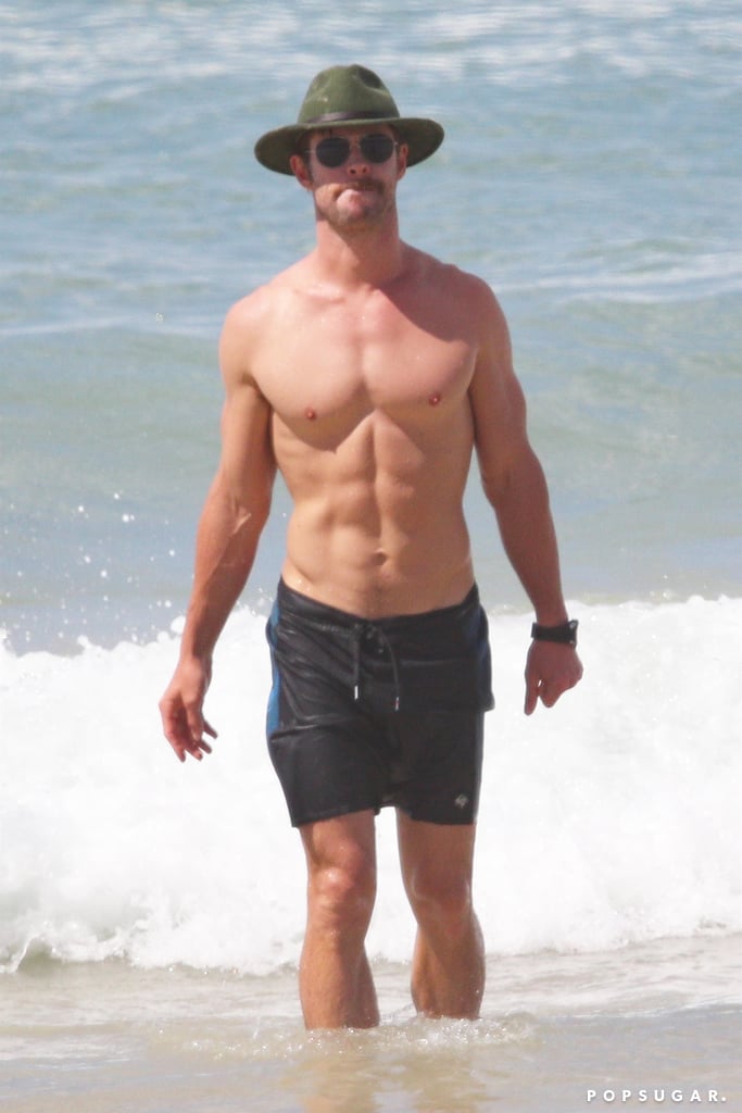 Chris Hemsworth and Matt Damon Australia Pictures April 2018