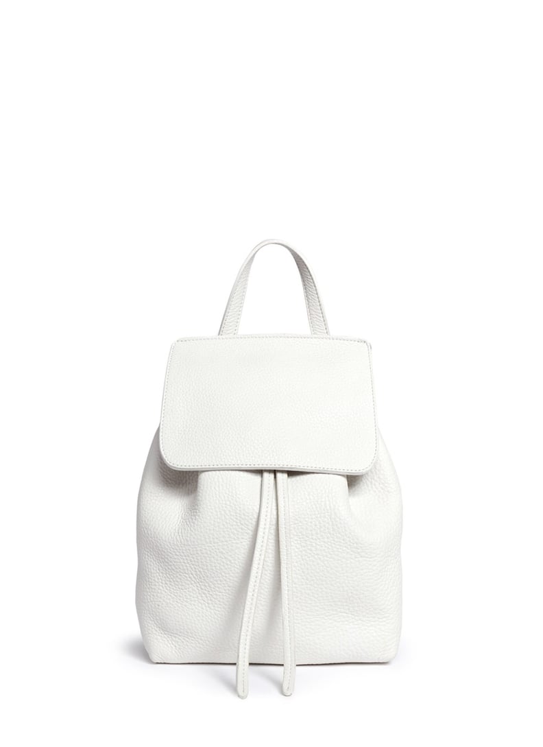 Mansur Gavriel Mini Tumbled Leather Backpack