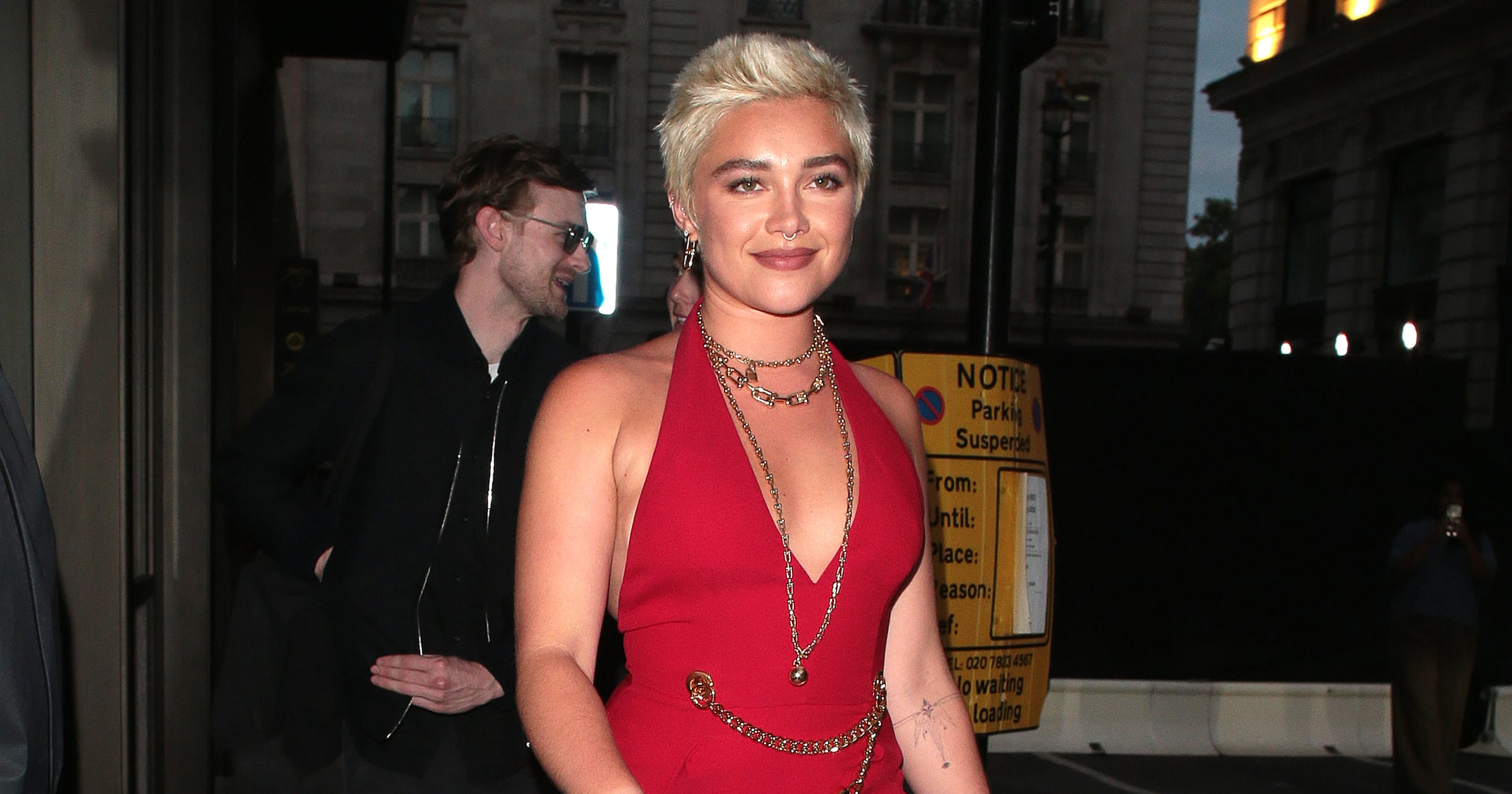 Florence Pugh Jokes She Has a Celebrity Twin Thanks to Her Spiky Blond Hair