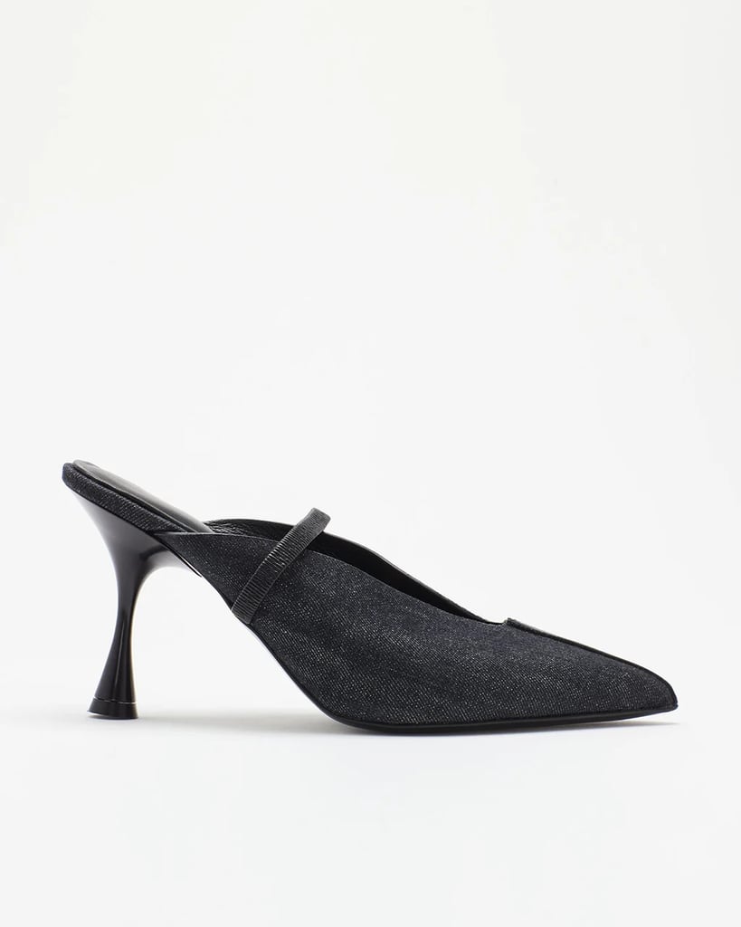 Brandon Blackwood Lola Heel in Gray Denim ($250)
I'm a bonafide shoe lover and just couldn't resist adding these Brandon Blackwood heels to my collection. With a gray denim upper, a three-inch heel, and a chic strap, these comfortable heels give an elegant touch to all my dresses and pantsuits. The shoes also come in medium blue denim for an eye-catching spin.