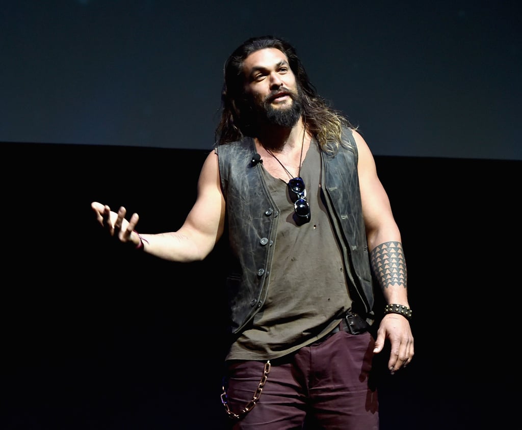 Jason Momoa at CinemaCon in Las Vegas 2017
