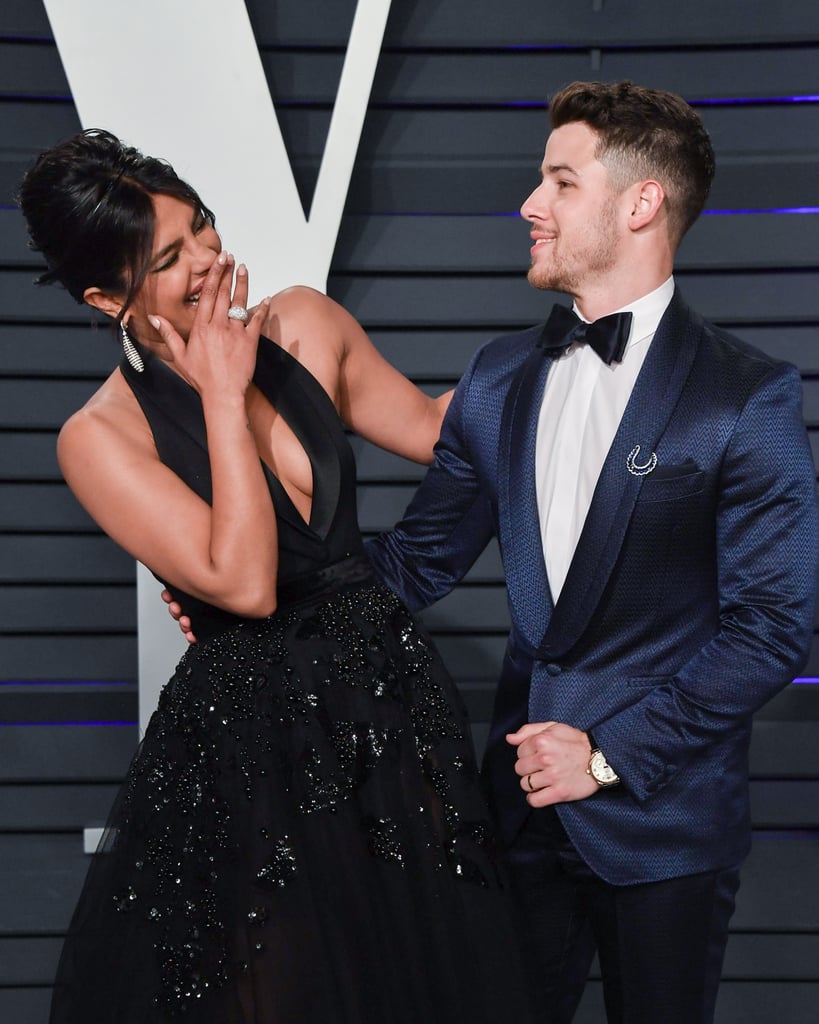 Nick Jonas Priyanka Chopra at Vanity Fair Oscars Party 2019