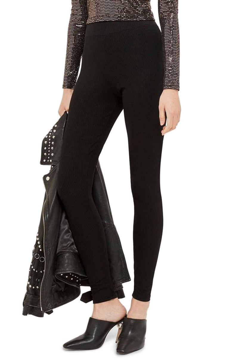 Topshop Skinny Rib Leggings