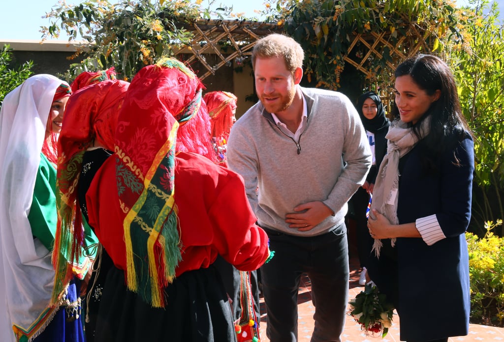 Prince Harry Meghan Markle Visit School on Morocco Tour 2019