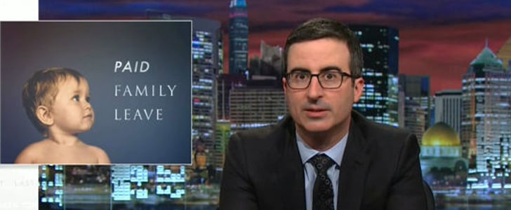John Oliver Talks About Family Leave