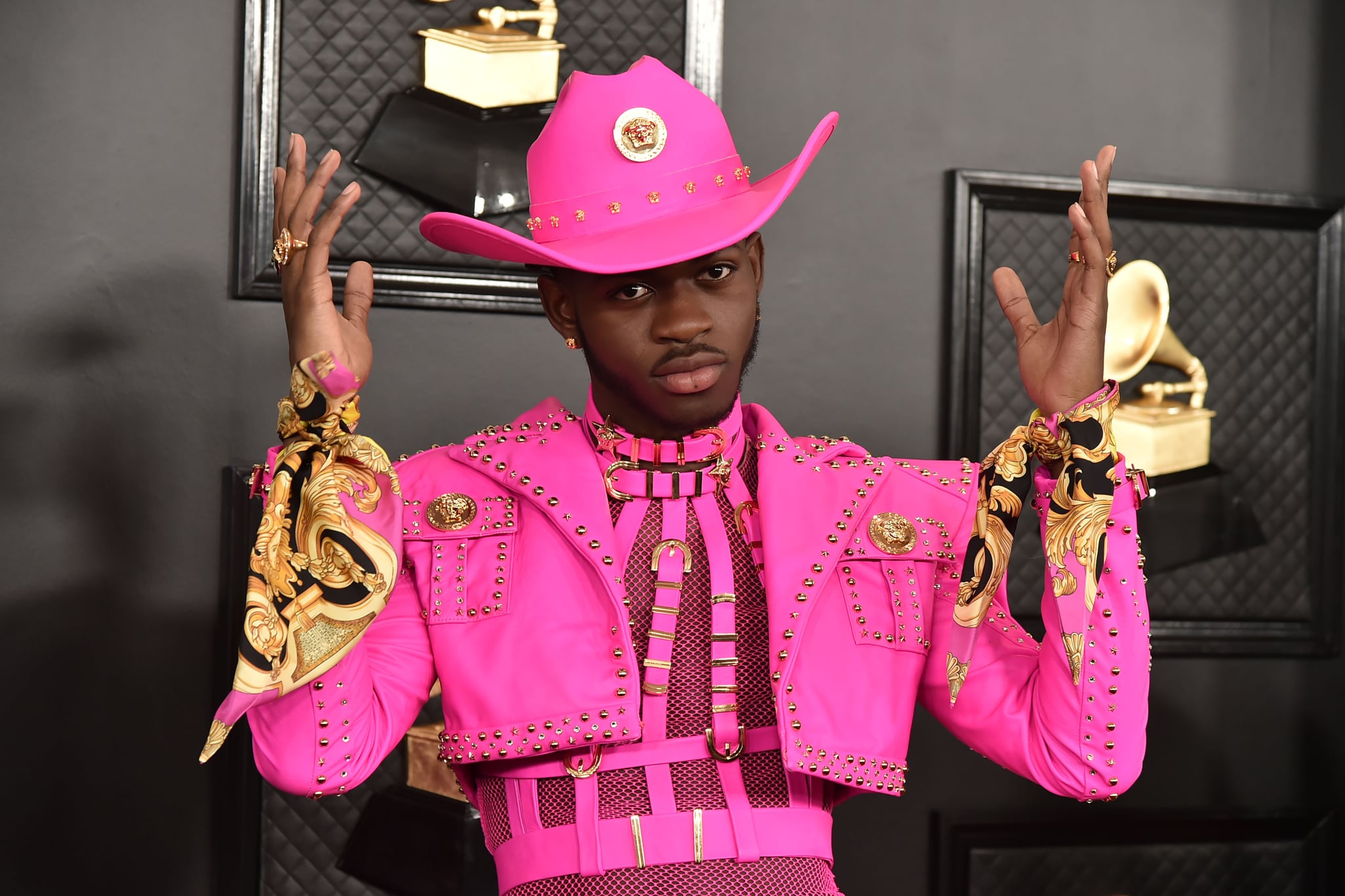 LOS ANGELES, CA - JANUARY 26: Lil Nas X attends the 62nd Annual Grammy Awards at Staples Centre on January 26, 2020 in Los Angeles, CA. (Photo by David Crotty/Patrick McMullan via Getty Images)