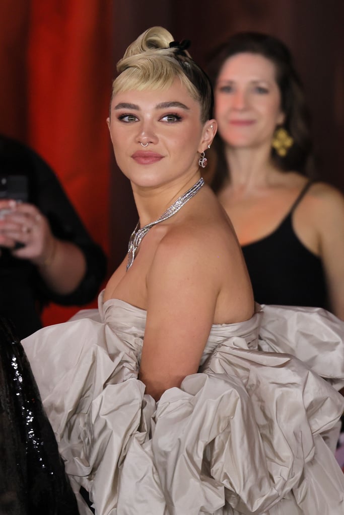 Florence Pugh's Faux Fringe at the Oscars 2023