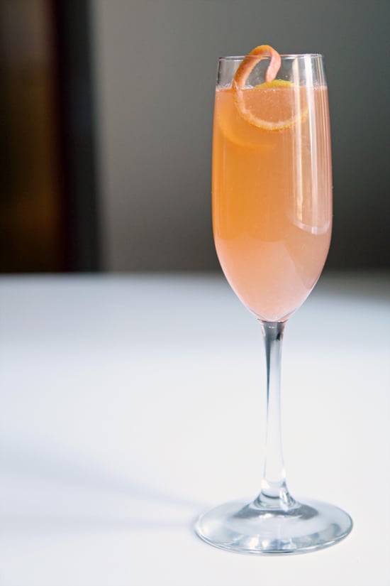 Grapefruit St. Germain Champagne Cocktail