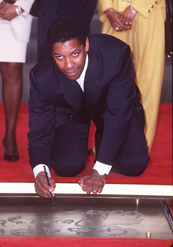 Denzel Washington at Mann's Chinese Theatre in 1998