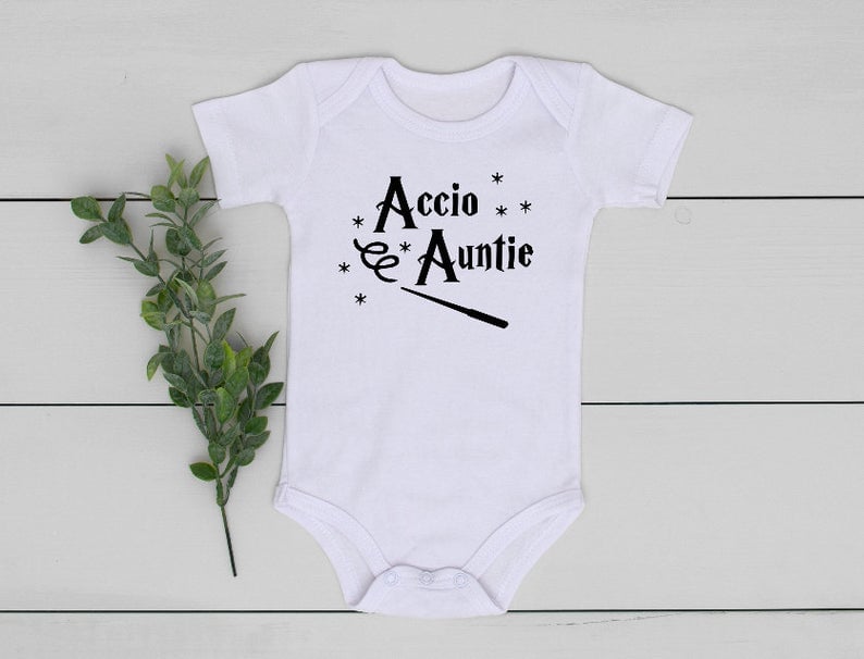 Details about   AUNTIE'S LITTLE MUGGLE INFANT Wear NEWBORN Creeper Baby BODYSUIT ROMPER 